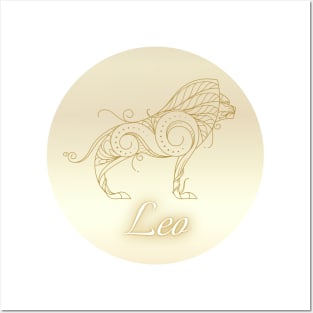 Spherical Zodiac Leo Posters and Art